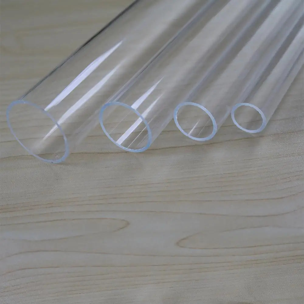 20/25/32/40mm Acrylic Pipe High Transparent Organic Glass Tube Length 48~50cm Fish Tank Aquarium Garden irrigation Pipe Fittings