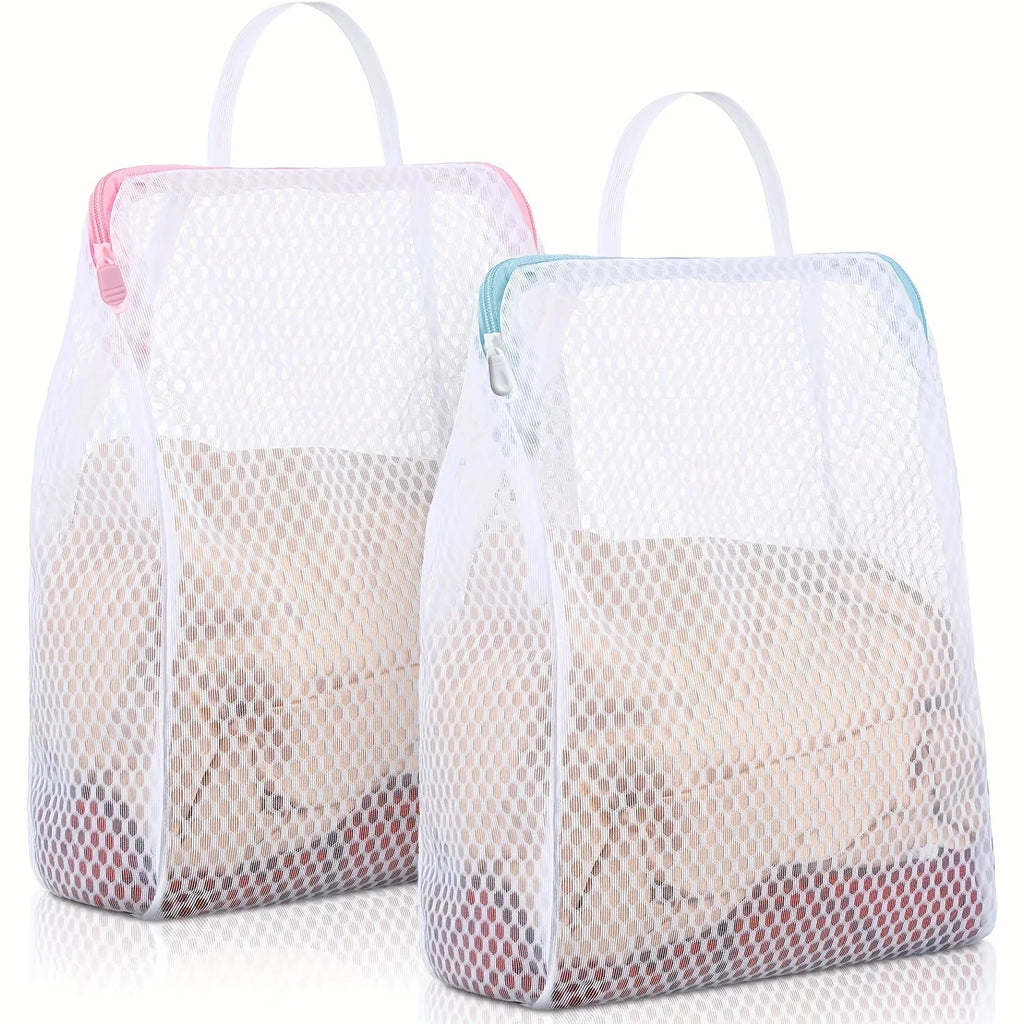 Lingerie Washing Mesh Clothing Underwear Organizer Washing Bag Useful Mesh Net Bra Wash Bag Zipper Laundry Bag