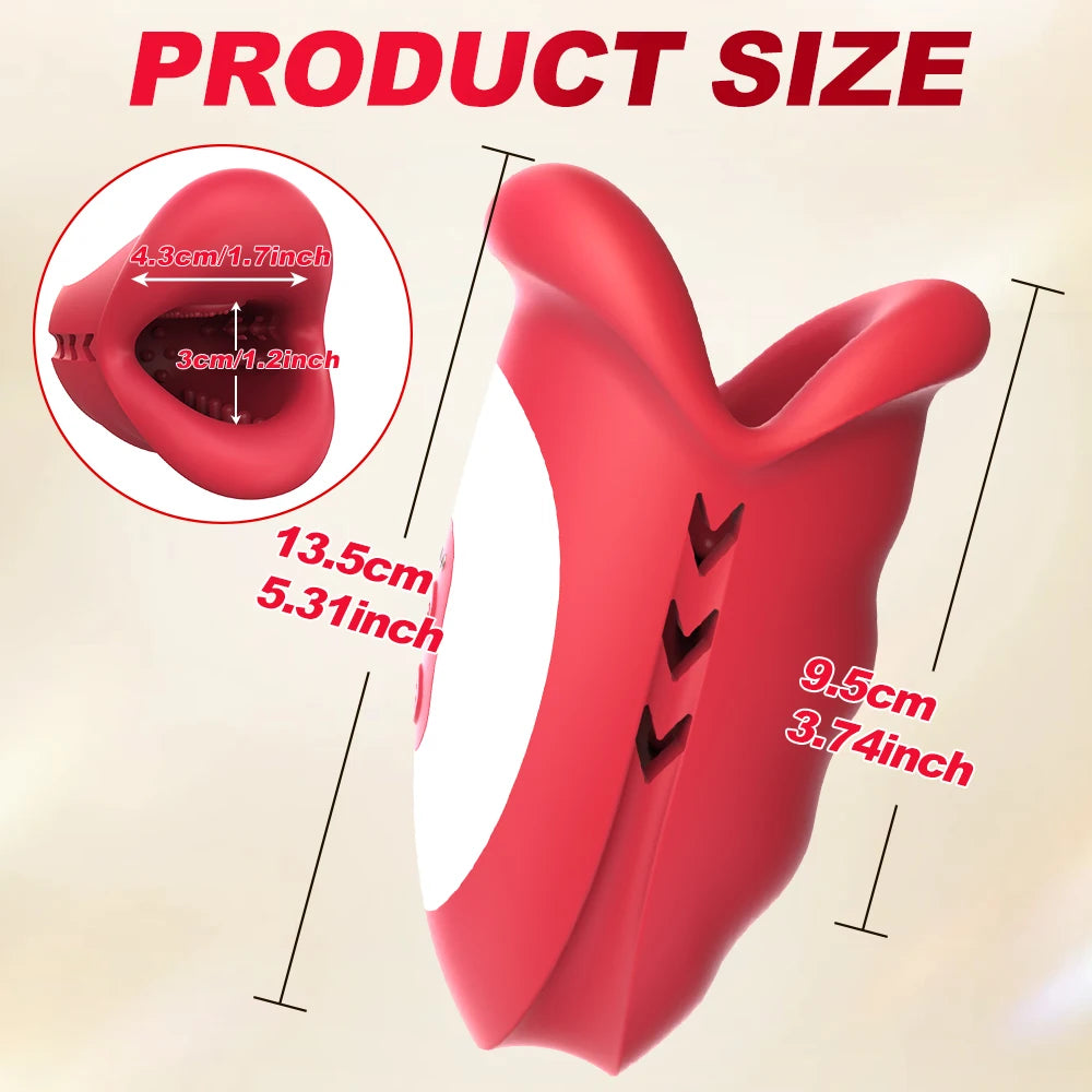 Male Masturbator Sex Toys Deep Throat-Mouth 10 Waving & Vibrating Penis Stimulator Sex Machine Stroker Blowjob Adult Sex Toys