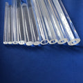 2pcs  Quartz Tube OD 15-50mm High Temp Glass Pipe Single-Bore Sight Glass Customizable