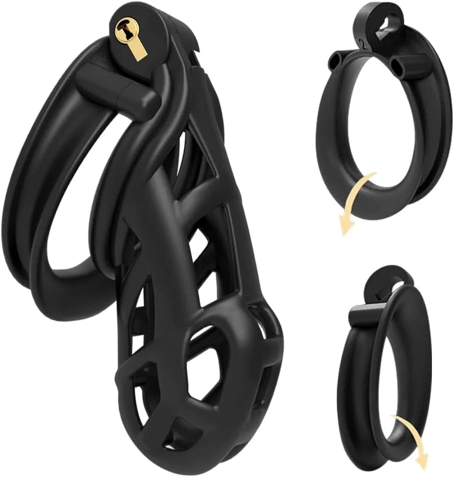Sex Toys for Men Adult Hot Sale Waist Belt Male Chastity Cock Cage Penis Sleeve Cockrings Erotic Urethral Lock Bondage Sex Toys