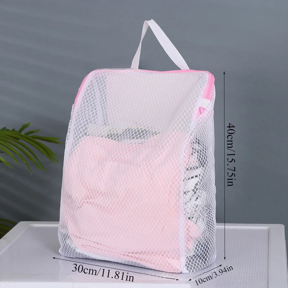 Lingerie Washing Mesh Clothing Underwear Organizer Washing Bag Useful Mesh Net Bra Wash Bag Zipper Laundry Bag