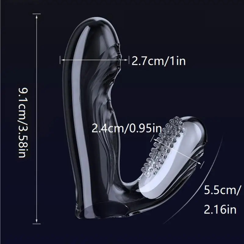 Sex Toys Finger Sleeve Vibrator G Spot Massage Clit Stimulate Female Masturbator For Women Lesbian Orgasm Adult Toys 18+.