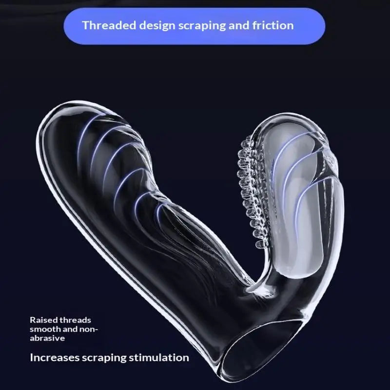 Sex Toys Finger Sleeve Vibrator G Spot Massage Clit Stimulate Female Masturbator For Women Lesbian Orgasm Adult Toys 18+.