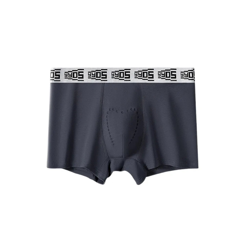 Lingerie Mesh Men's Flat Panties Traceless Ice Silk Shorts Boxers Mid Waist Underpants Underwear for Man Male