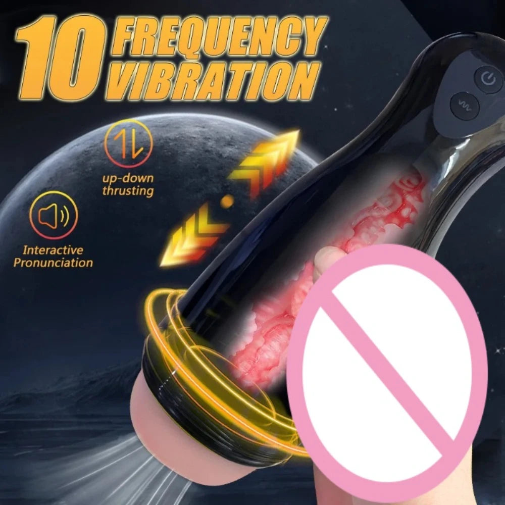 Sex Toys for Men Automatic Male Masturbator Cup Sexy Voice Real Vagina Pocket Pussy Blowjob 2026 New Sex Machine Adult Supplies