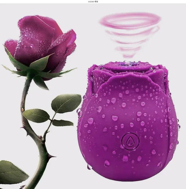 Rose-Sex Toys Dildo Vibrator for Women Clitoral Sucker Nipple Sucking Female G Spot Massager Stimulator Couples Adult Sex Games